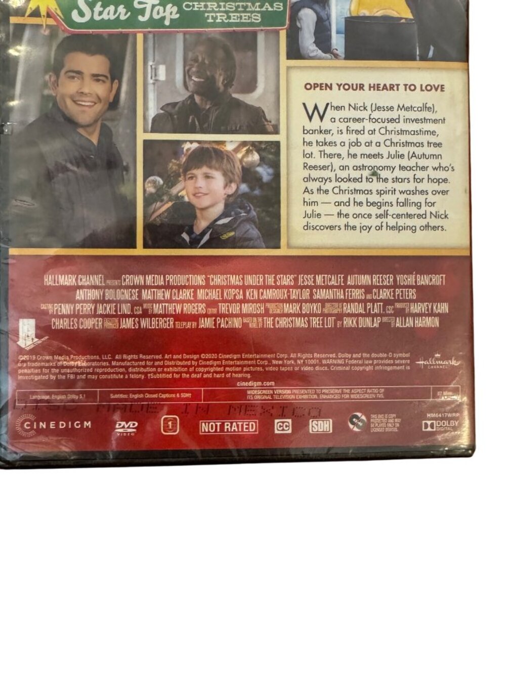 Christmas Under The Stars Hallmark Holiday Collection DVD New Sealed - Picture 7 of 7